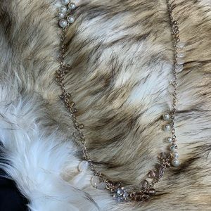 Long Multi Stone Necklace